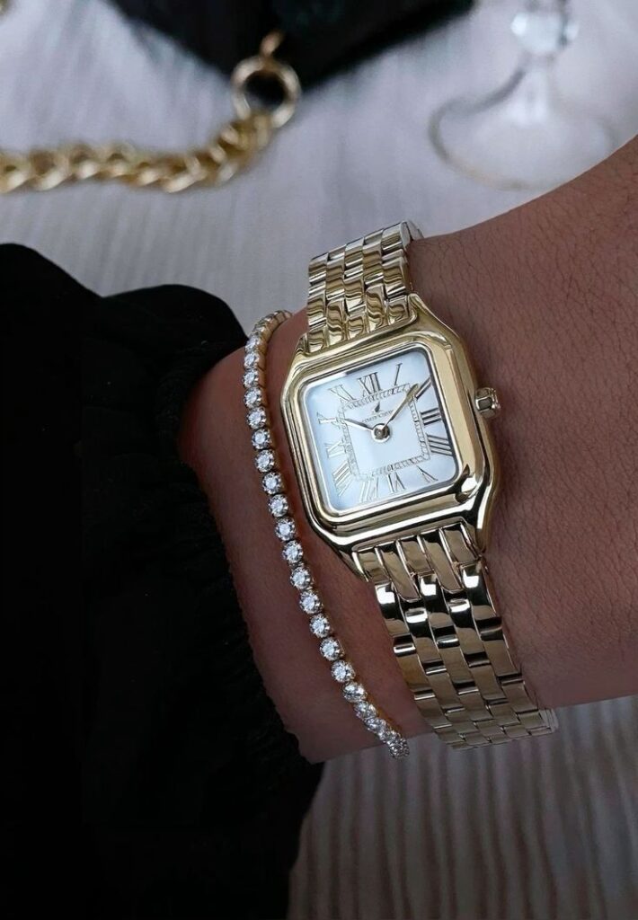 Statement Gold Watch- A Fashion essential